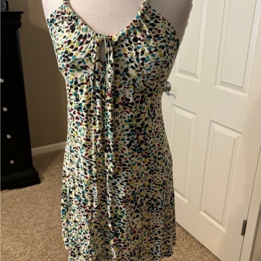 American Rag size M - cute halter dress or cover up.   It is a light weight knit
